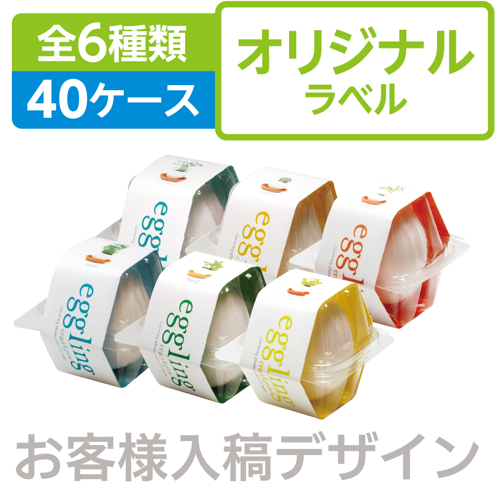 エッグリングSサイズ/オリジナルラベル 40ケース(3840個) 1ケース96個入り